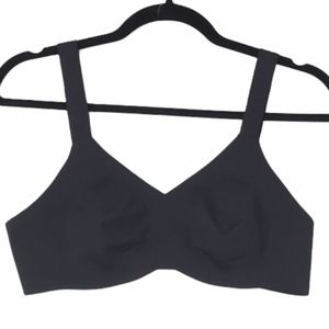 KNIX Black v-Neck Wireless Bra 2